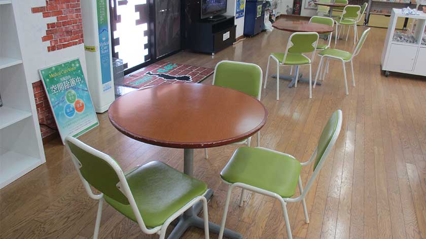 Gosho Aoyama Manga Factory gift shop rest area