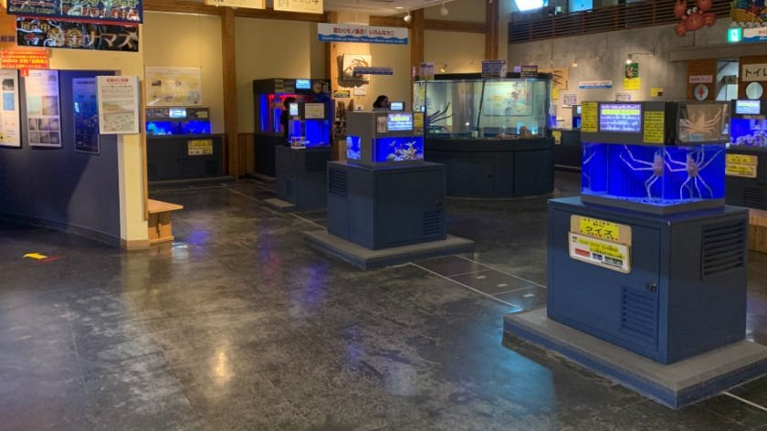 Wide aisles at Kanikkokan