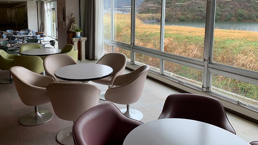 Rest area at Watanabe Museum of Art