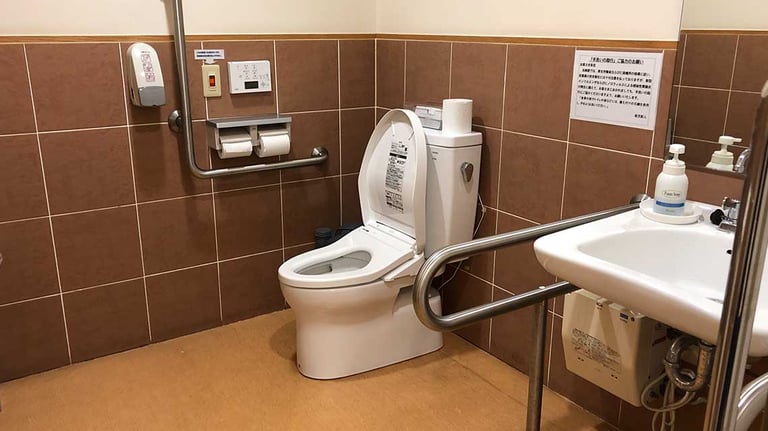 Shimoda Underwater Aquarium accessible toilet 768x432