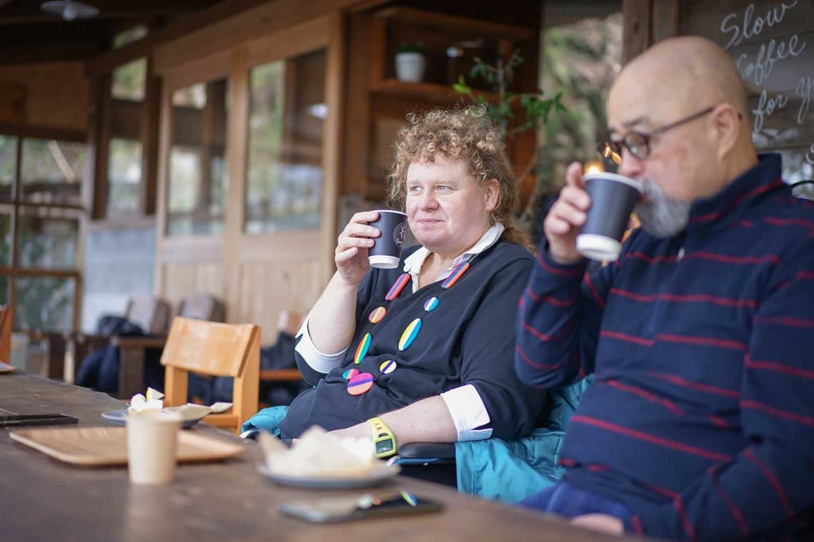 Coffee at Shade tree coffee