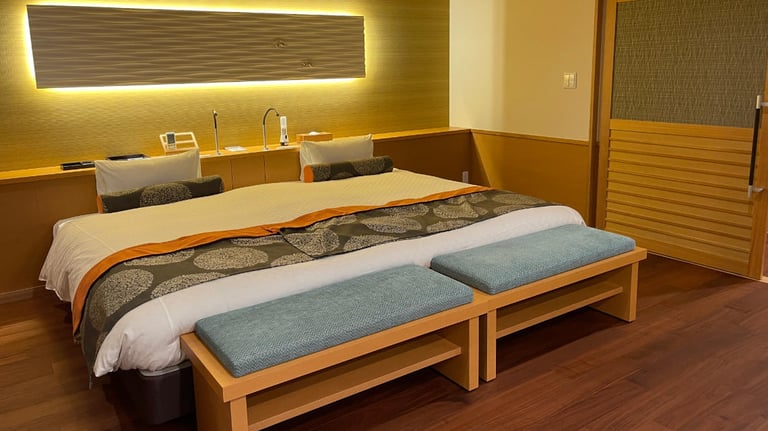 Bedroom of the room "Mizu no 6"