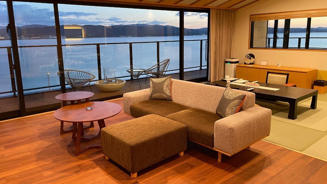 Living area of the room "Mizu no 6"