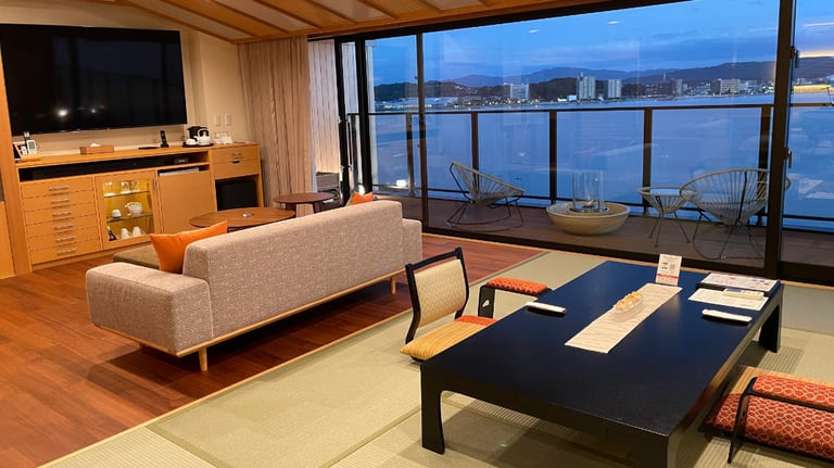 Living room of the room "Mizu no 6"