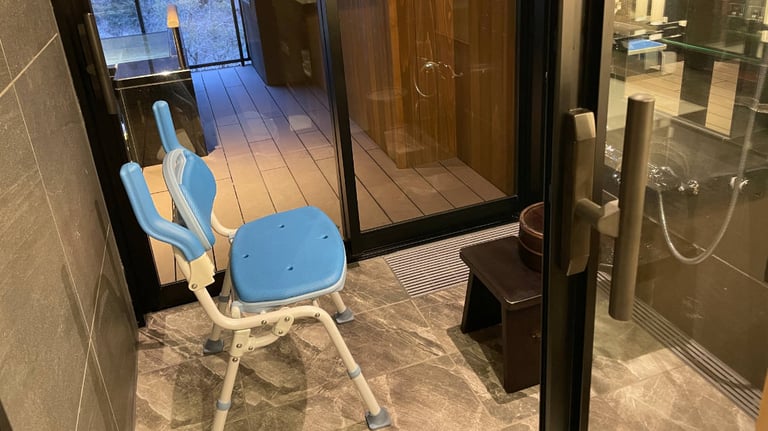 Shower and shower chair