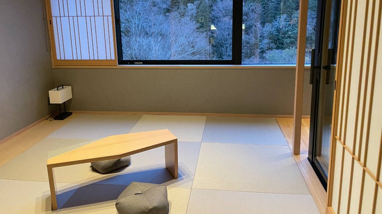 Japanese-style mat room