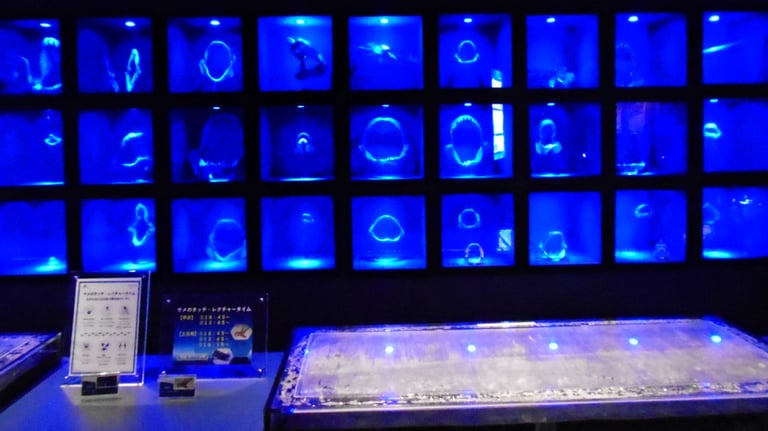 Aqua Museum Shark teeth display 768x432