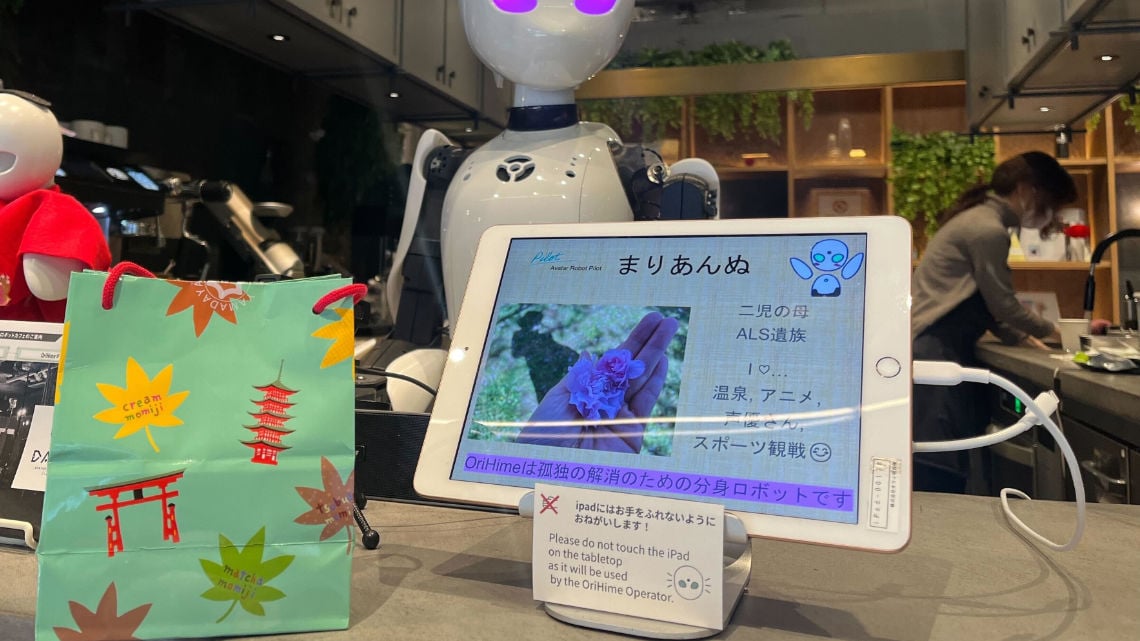 Marianne's profile on a tablet