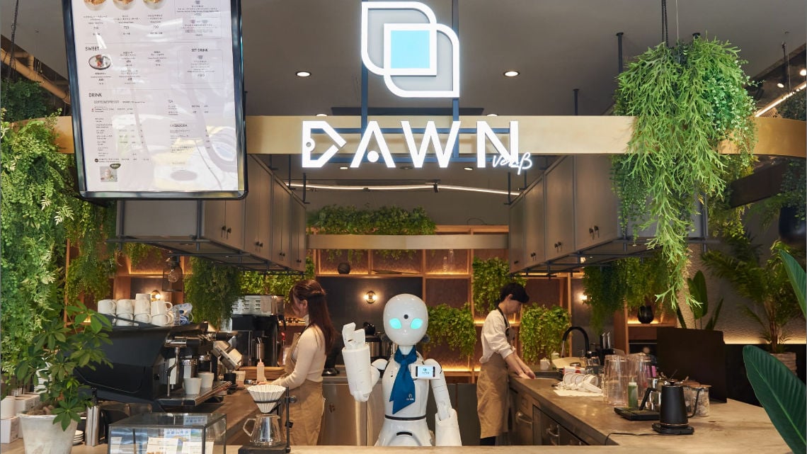 Entrance to Dawn Cafe