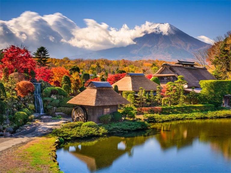 fuji kawaguchiko village 768x575
