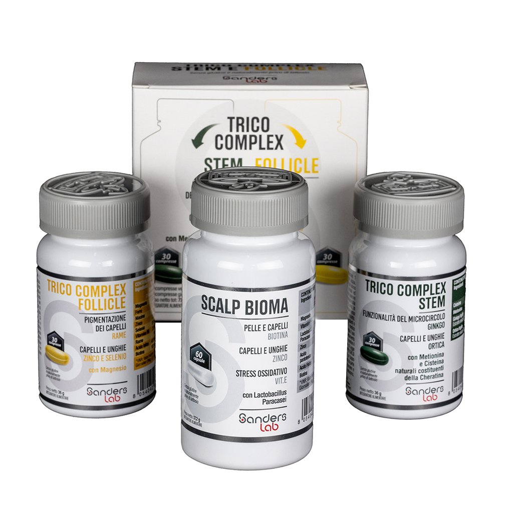 Linea integratori naturali SCALP BIOMA e TRICO COMPLEX