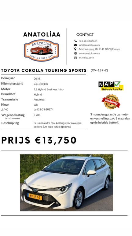 TOYOTA COROLLA TOURING SPORTS - Image 19