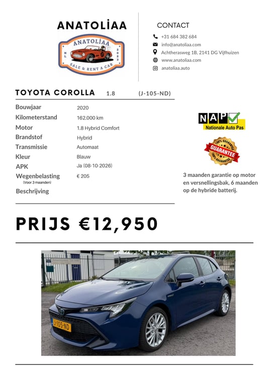 TOYOTA COROLLA - Image 18