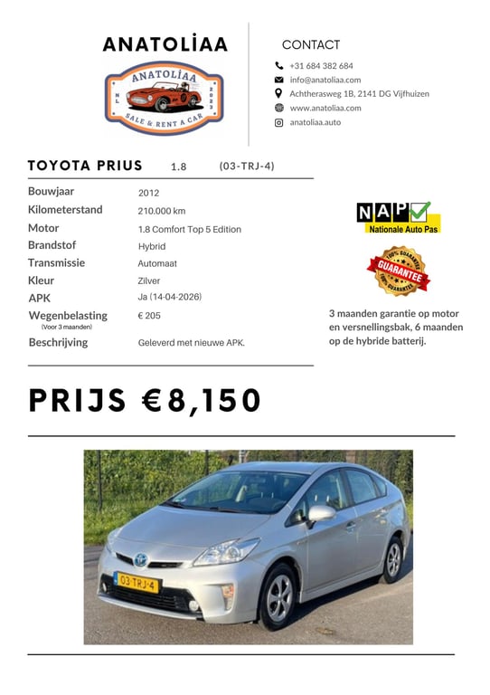 TOYOTA PRIUS - Image 16