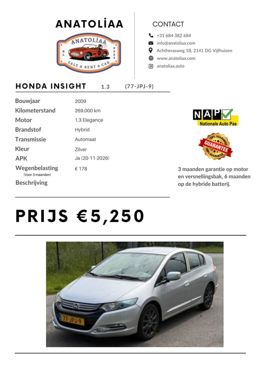 HONDA INSIGHT - Image 19