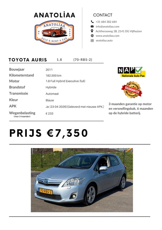 TOYOTA AURIS - Image 23