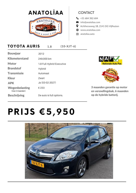 TOYOTA AURIS - Image 21