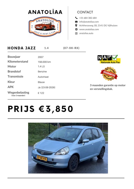 HONDA JAZZ - Image 13