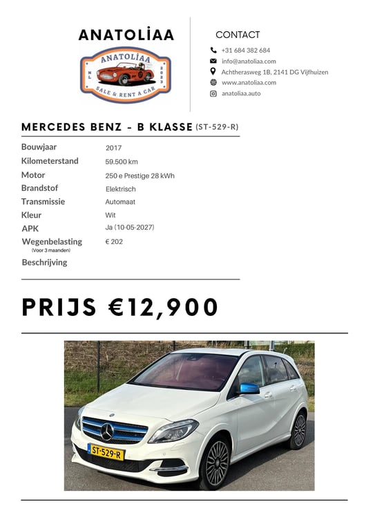 MERCEDES BENZ B KLASSE - Image 20