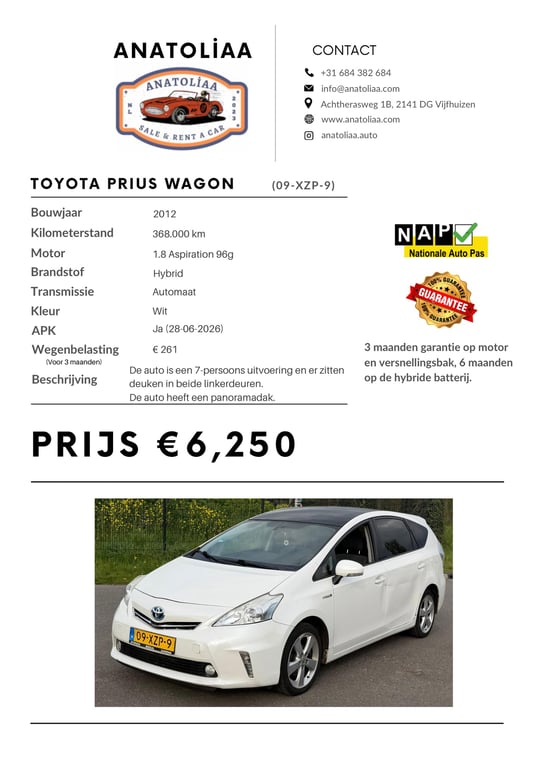 TOYOTA PRIUS WAGON - Image 18