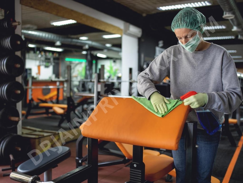Cleaning Gym Equipment