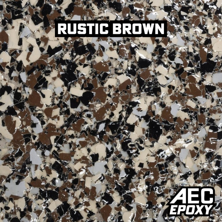 Rustic Brown floor coating color