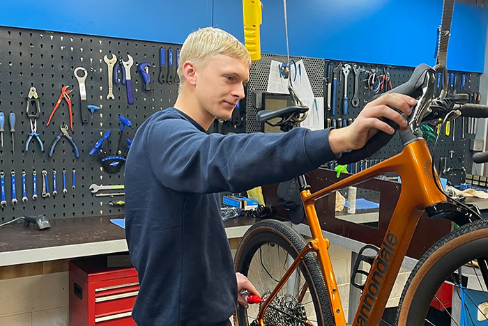 Jippe Ticheler - Leerling Fietstechnicus