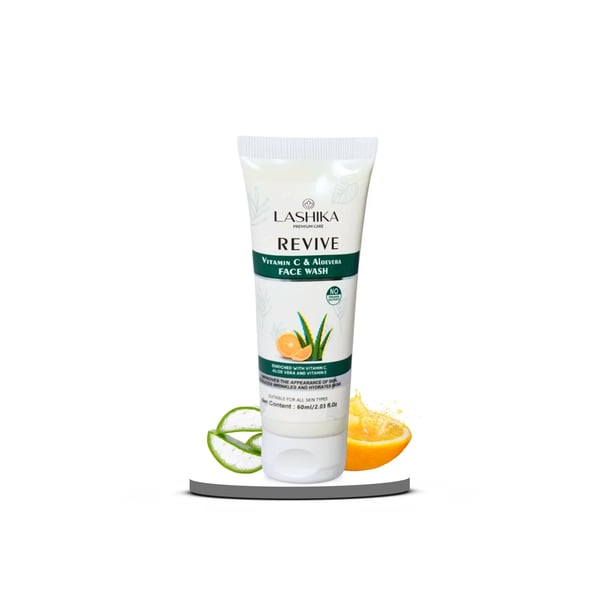 Lashika Revive Vitamin C & Aloevera Facewash 60 ml