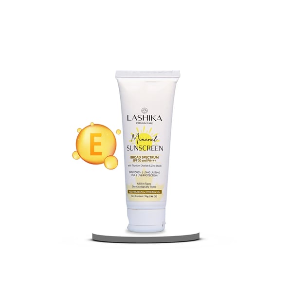 Lashika Mineral Sunscreen SPF 30 PA+++ - 70gm