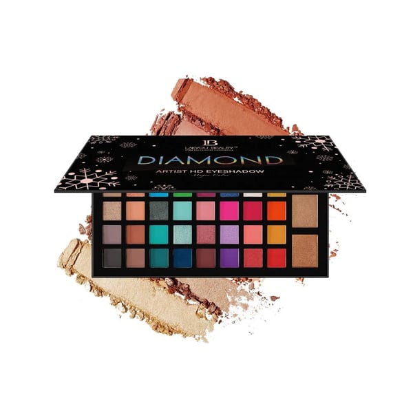 LAKYOU BEAUTY Diamond Eyeshadow - 56gm | Shimmer & Matte Shades For Dazzling Eye Looks