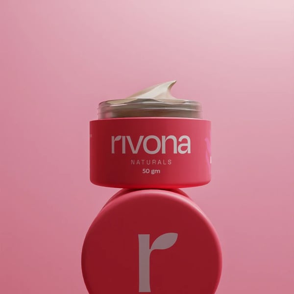Rivona Naturals Bright Pink Cream | Niacinamide + Mulberry | Instant Glow and Foundation Finish | For Men & Women | All Skin types |50 gm