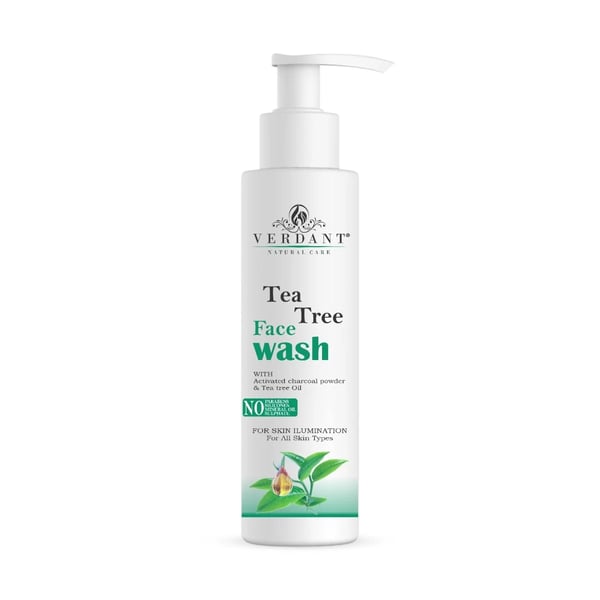 Verdant Natural Care Tea Tree face wash | Tulsi face wash for women & men Face Wash (100 ml)
