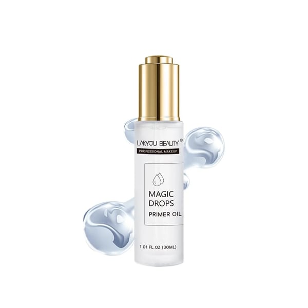 LAKYOU BEAUTY Magic Drops Primer Oil - 30ml | Magic Formula For Luminous & Matte Finish
