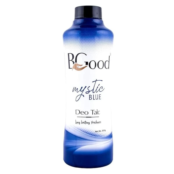 Bgood | Talcum Powder - Mystic Blue- 300 gm, Body & Face Talc Powder for Women & Men Combo Offer Pack Powder Deodorant Talc | All Day Fragrance | Long Lasting Freshness (Mystic Blue)