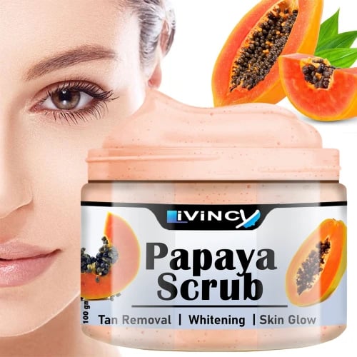 Scrub For Face & Body | Revitalizing Tan Removal Scrub | Cleanser Scrub For Deep Exfoliation | Dead Skin Remover Scrub | Blackhead Remover Scrub | Skin Brightening Lightening 100gm