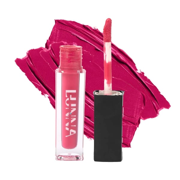 Lunna Matte Finsh Pink Liquid Lipstick For Girls & Women | Smudge Proof,Transfer Proof & Waterproof|Lasts For 12Hrs|For Lips Hydration|Light Weight Liquid Lipstick|3.5g | Orchid Pink