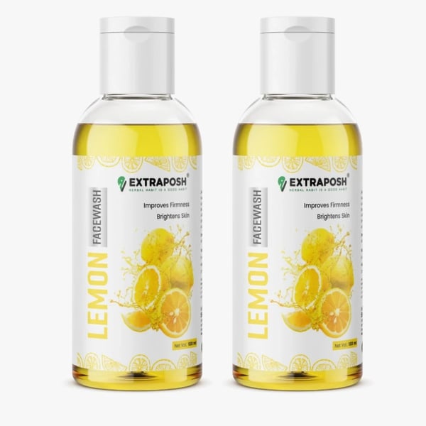 Extraposh Lemon Face Wash pack of 2 - 100 ml each