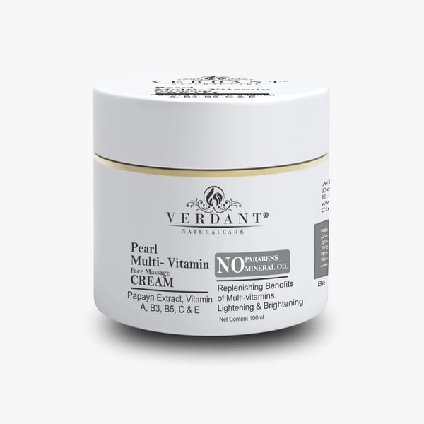 Verdant Natural Care Face Moisturizer Skin Brightening Papaya Face Cream (100 ml)