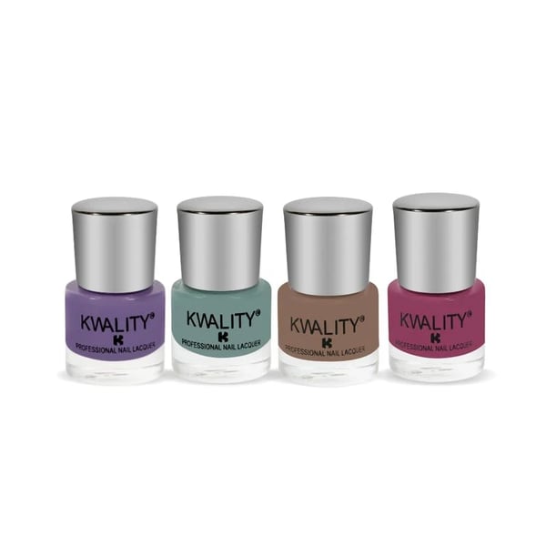 Kwality Neetos Nail Paint For Women, Nail Paint Combo Kit Set Of 4, Quick Drying Nail Polish, Highly Pigmented & Long Lasting Enamel, Chip Resistance 4x8 ml MUTED HUES