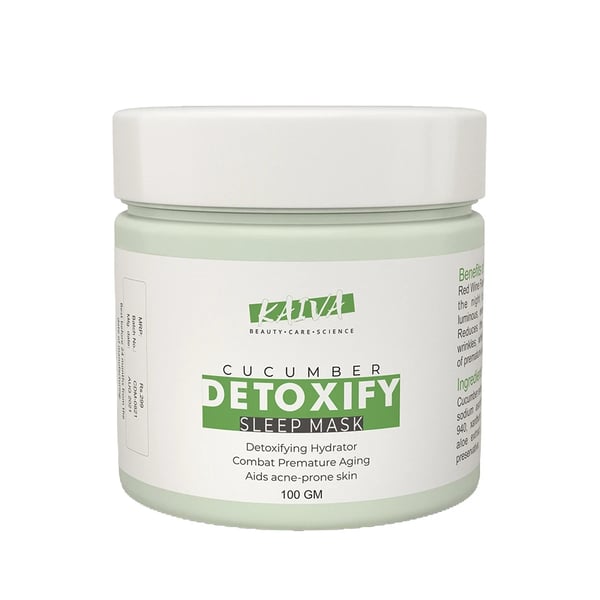 KAIVA | Cucumber Face Crème Gel | Improves Skin tone, combat redness Night Gel - 100 GM