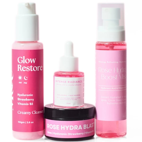Rose Hydra Glow Boost Kit Pack of 4 (Pink)