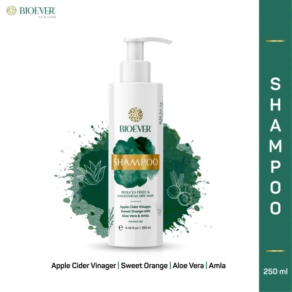 Apple Cider Vinegar, Aloe Vera, Amla shampoo for Dandruff, Hair Growth & Hair fall Control – 250 ml