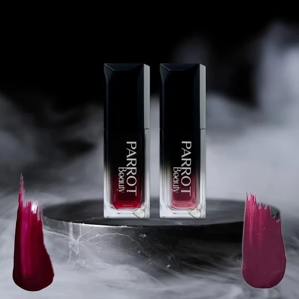 Parrot Beauty Cream matte liquid lipstick - Combo of Maroon Fantasy (P03) + Merry Mulberry (P05)