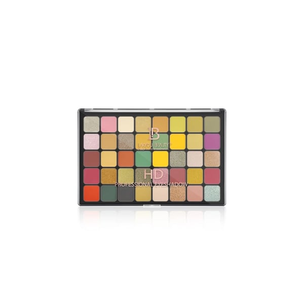 Lakyou Beauty HD Professional Eyeshadow Palette | 40 Pigmented Shimmer And Mattelic Shades | Highly Pigmented | Long Wear | Easily Blendable Eye Makeup Palette | 55.5g