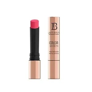 Lakyou Beauty Color Secrets Matte Lipsticks | Non transfer matte lipstick transfer proof formula that lasts up to 24 hours (Mehroon)