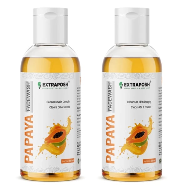 Extraposh Papaya Face Wash pack of 2 - 100 ml each