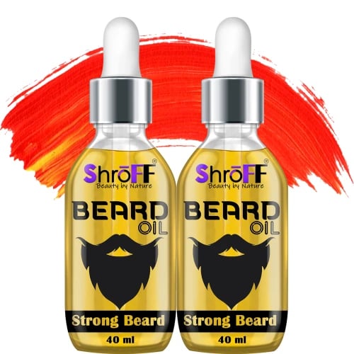 Shroff Beard Oil – Hydrate, Groom & Enhance Your Beard combo of 2 (40ml+40ml)