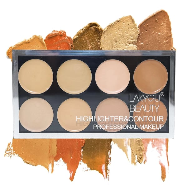 Lakyou Beauty Concealer Palette | Light Weight Multi-Purpose Concealer Color Corrector Palette |