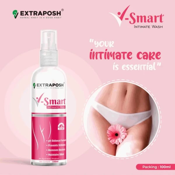 Extraposh V Smart Intimate Wash - 100 ml