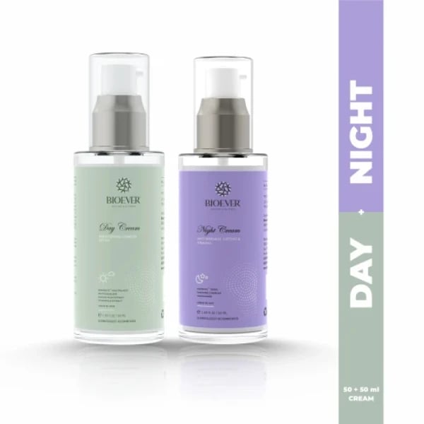 Bioever Skin Whitening And Brightening Day and Night Cream Combo SPF-15 (50 ml)